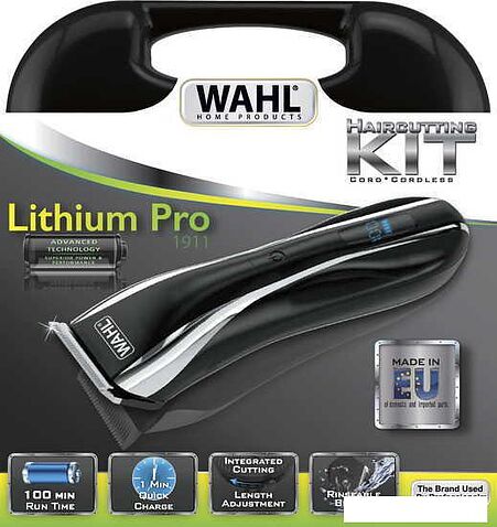 Машинка для стрижки волос Wahl 1911-0467 Lithium Pro
