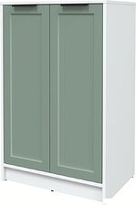 Тумба Интерлиния Концепт Тренд КТ-Т64 (белый платинум/мята)