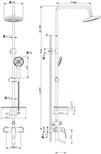 Душевая система Lemark LM0462C