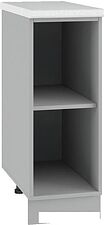 Шкаф напольный ДСВ Тренто С 300 правый (серый/белый)