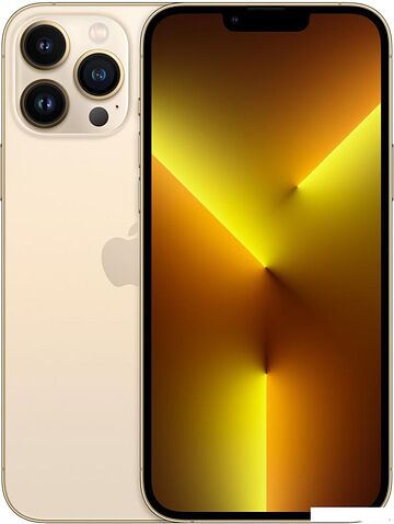 Смартфон Apple iPhone 13 Pro Max 256GB Восстановленный by Breezy, грейд A (золотистый)