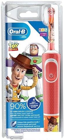 Электрическая зубная щетка Braun Oral-B Kids Toy Story D100.413.2K