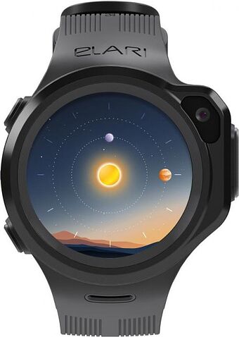 Детские умные часы Elari KidPhone 4GR M (черный)