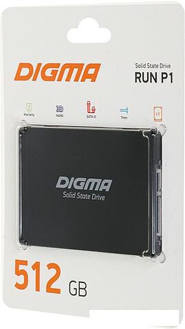 SSD Digma Run P1 512GB DGSR2512GP13T