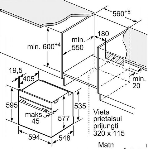 Электрический духовой шкаф Bosch Serie 8 HBG9742B1S