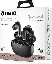 Наушники Olmio TWE-020 (черный)
