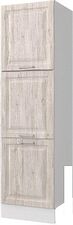 Шкаф-пенал Горизонт Классик 60 (рустик серый)