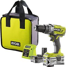 Ударная дрель-шуруповерт Ryobi R18PD3-242S 5133003820 (с 2-мя АКБ 4 Ah + 2 Ah, сумка) Ударная дрель-шуруповерт Ryobi R18PD3-242S 5133003820 (с 2-мя АКБ 4 Ah + 2 Ah, сумка)
