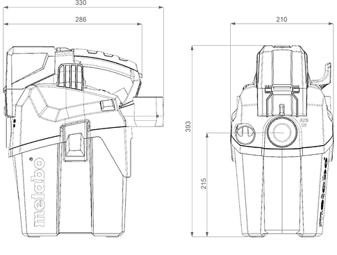 Пылесос Metabo AS 18 L PC Compact