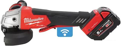 Угловая шлифмашина Milwaukee M18 ONEFSAG 125XPDB-502X Fuel 4933478435 (с 2-мя АКБ)