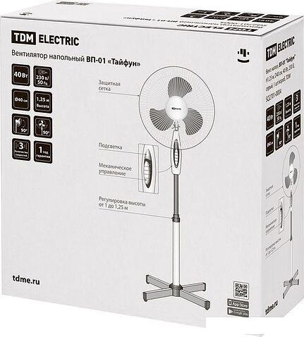 Вентилятор TDM Electric Тайфун ВП-1 SQ2701-0004
