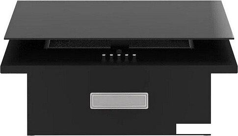 Кухонная вытяжка Elikor Коралл 50П-430-К3Д 266399 (черный/черное стекло)