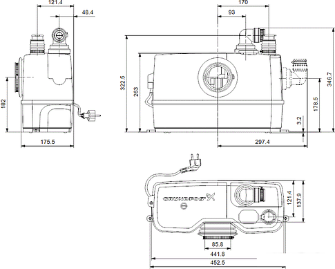 Насос Grundfos Sololift2 WC-1