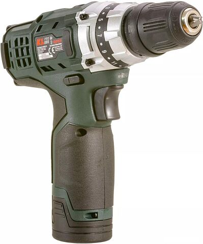 Дрель-шуруповерт KLPRO KLNM1020 (с 2-мя АКБ, кейс)