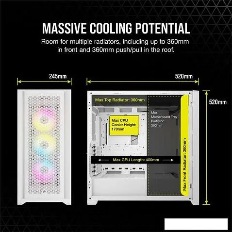 Корпус Corsair 5000D RGB Airflow CC-9011243-WW