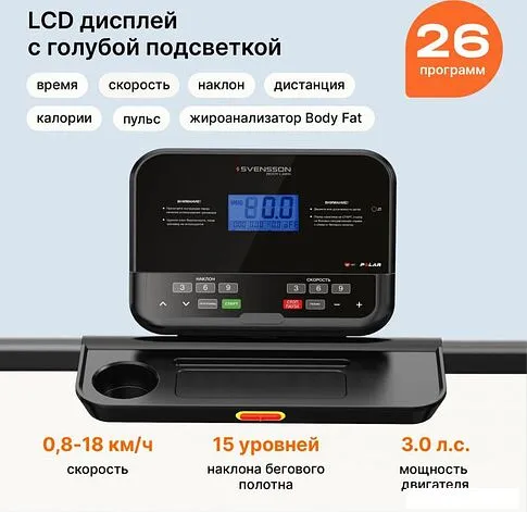Электрическая беговая дорожка Svensson Body Labs Balance D