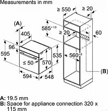 Электрический духовой шкаф Siemens iQ300 HB272ABB0