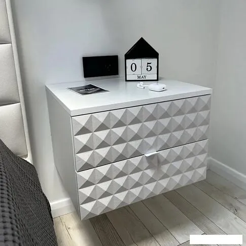 Тумба Shtabe Simple 7002 эко (травертин/белый)