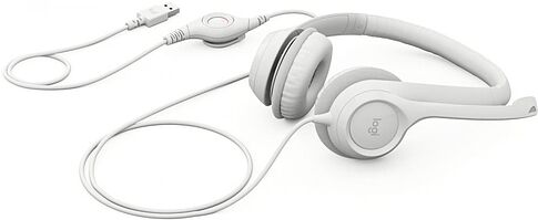 Офисная гарнитура Logitech H390 (белый)