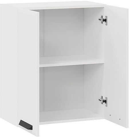 Шкаф навесной Трия Тиана 1В6 (белый/белый супермат)