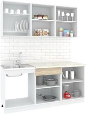 Кухня Кортекс-мебель Корнелия Экстра 1.8м (дуб сонома/венге/марсель)