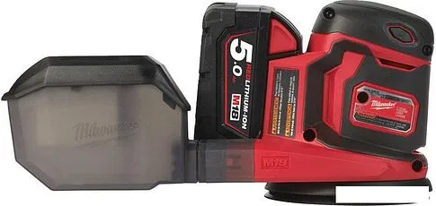 Эксцентриковая шлифмашина Milwaukee M18 BOS125-502B 4933464229 (с 2-мя АКБ, сумка)