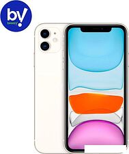 Смартфон Apple iPhone 11 128GB Восстановленный by Breezy, грейд A (белый) Смартфон Apple iPhone 11 128GB Восстановленный by Breezy, грейд A (белый)