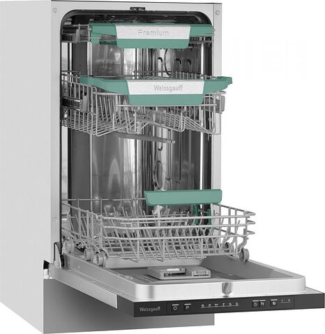 Встраиваемая посудомоечная машина Weissgauff BDW 4536 D Inverter AutoOpen Infolight