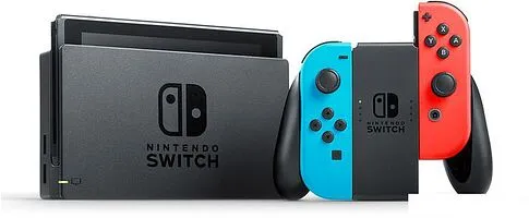 Игровая приставка Nintendo Switch 2019 (с неоновыми Joy-Con)