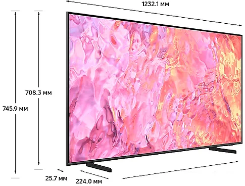 Телевизор Samsung QLED 4K Q60C QE55Q60CAUXXH