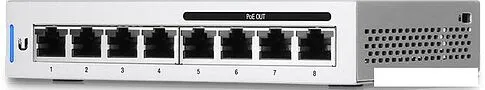 Управляемый коммутатор 2-го уровня Ubiquiti UniFi Switch 8 [US-8-60W]