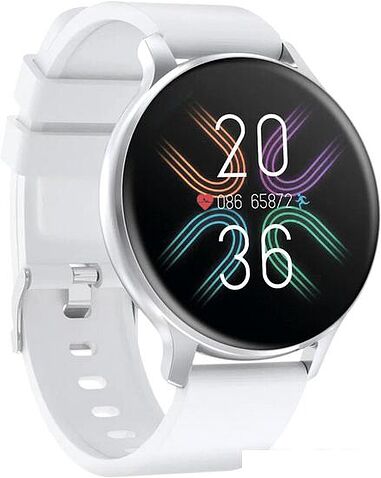 Умные часы Canyon Badian CNS-SW68SS (серебристый/белый)