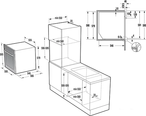 Электрический духовой шкаф Gorenje BCS798S24X