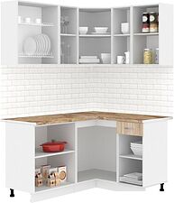 Готовая кухня Кортекс-мебель Корнелия Лира 1.5x1.3 (дуб сонома/мадрид) Готовая кухня Кортекс-мебель Корнелия Лира 1.5x1.3 (дуб сонома/мадрид)