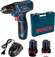 Дрель-шуруповерт Bosch GSR 120-LI Professional 06019F7001 (с 2-мя АКБ, кейс)