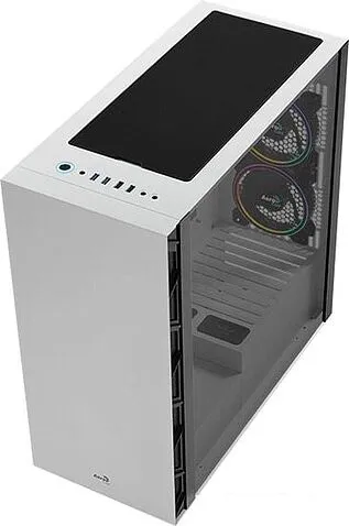 Корпус AeroCool Flo Saturn FRGB-G-WT-v1