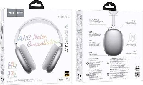Наушники Hoco W65 (серебристый)