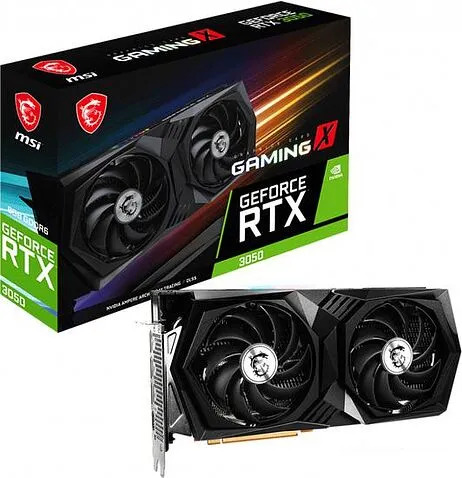 Видеокарта MSI GeForce RTX 3050 Gaming X 8G