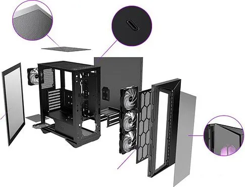 Корпус MSI MPG Gungnir 110R