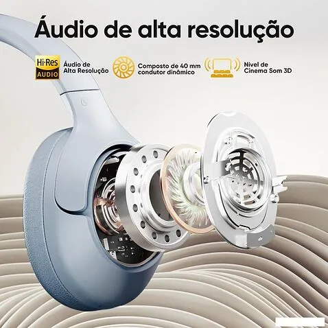 Наушники QCY H3 (голубой)