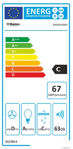 Кухонная вытяжка Hansa OMP6242BIH