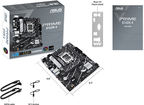 Материнская плата ASUS Prime B760M-K