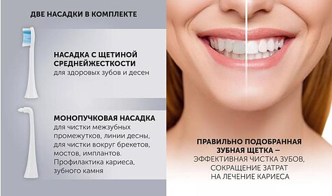 Электрическая зубная щетка Polaris PETB 0302 (белый)