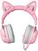 Наушники Onikuma X11 (розовый, с ушками)