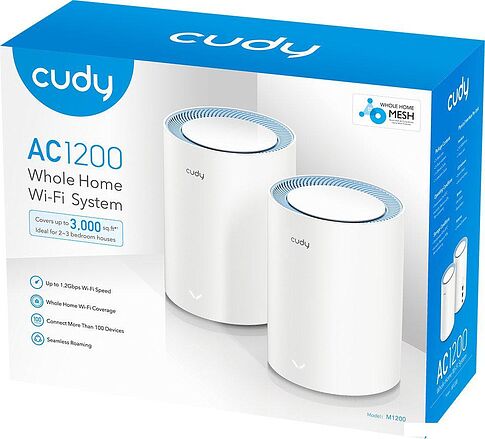 Wi-Fi система Cudy M1200 1.0 (2-Pack)