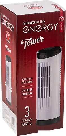 Безлопастной вентилятор Energy EN-1665 Tower (белый)