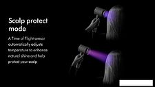 Фен Dyson HD16 Supersonic Nural (синий/топаз)