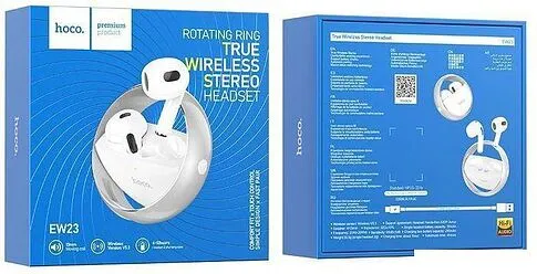 Наушники Hoco EW23 (белый/серебристый)