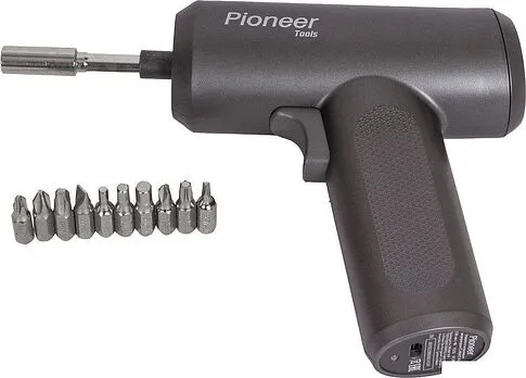 Электроотвертка Pioneer Tools CS-M0415-01 (с АКБ)