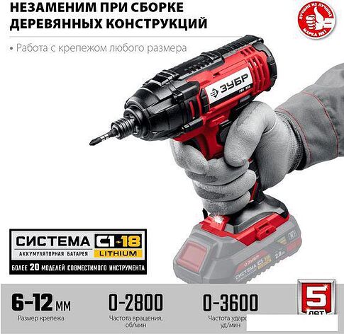 Винтоверт Зубр Мастер ГВЛ-255 (без АКБ)